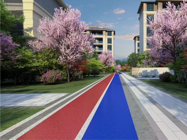 小區健身雙跑道 小區健身雙跑道