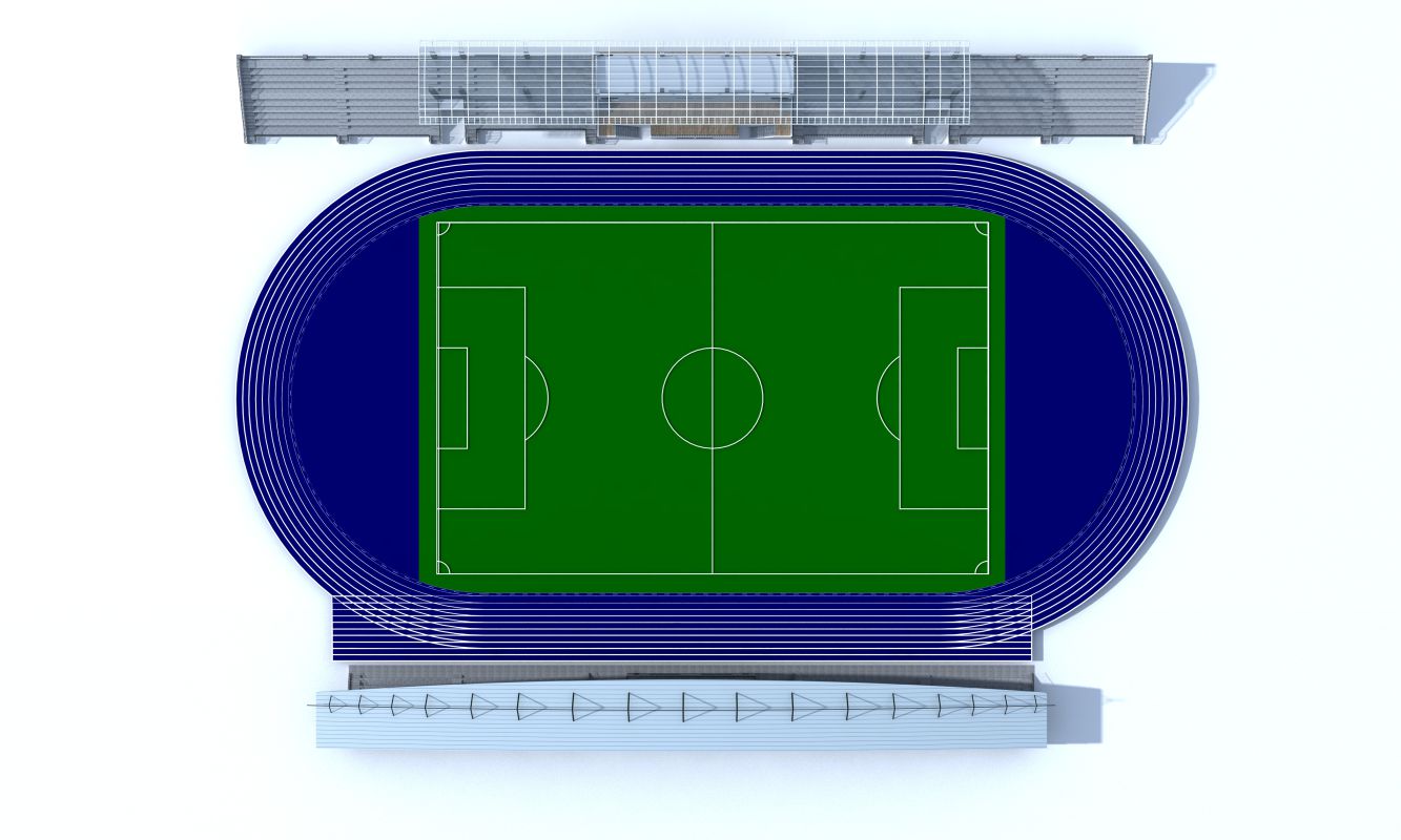無縫半預制GSPU自結紋塑膠跑道