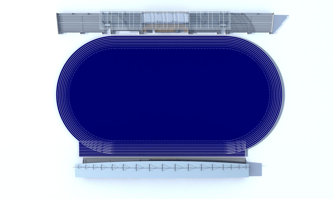 無縫半預制GSPU自結紋塑膠跑道